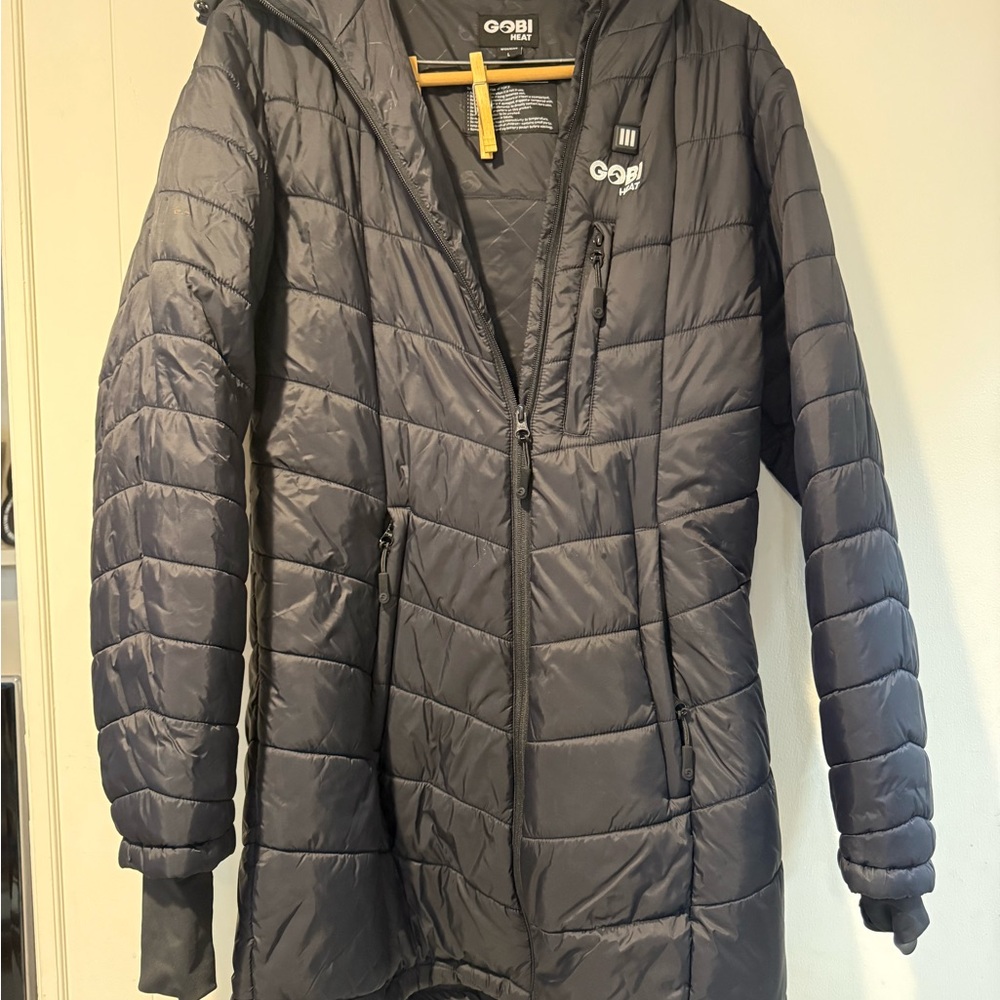 Women's Black Puffer Jacket large like new